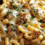 The Best Crockpot Garlic Parmesan Chicken Pasta Recipe