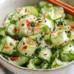 Easy California Roll Cucumber Salad