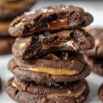 Salted Caramel Chocolate Cookies