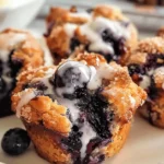 Easy Blueberry Monkey Bread Muffins Recipe