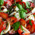 Balsamic Strawberry Caprese Salad: A Sweet Twist Awaits!