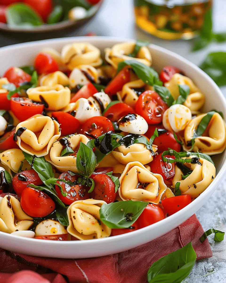 Tortellini Caprese Salad: The Easy, Fresh Twist You’ll Love