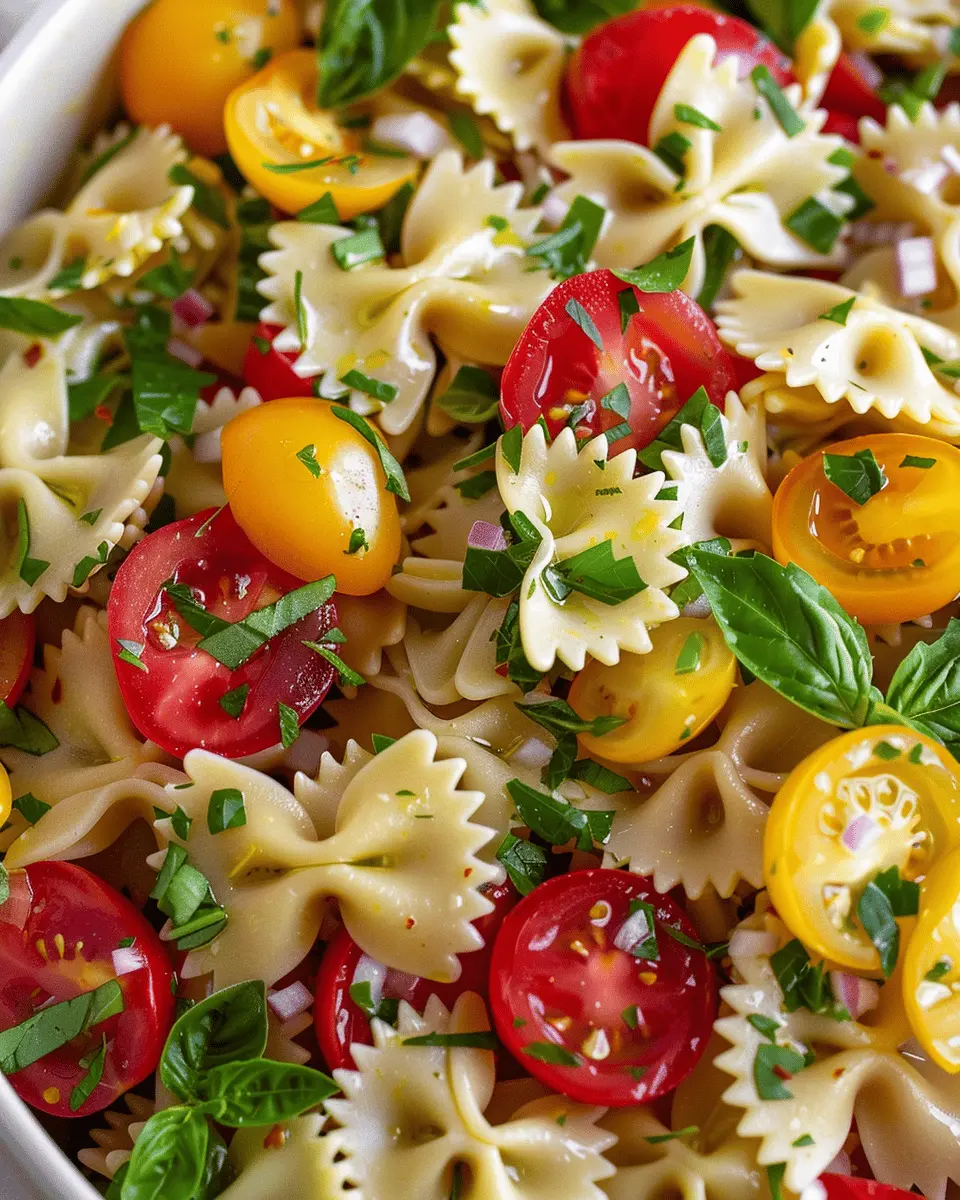 Bow Tie Pasta Salad: Easy Turkey Bacon & Chicken Ham Delight