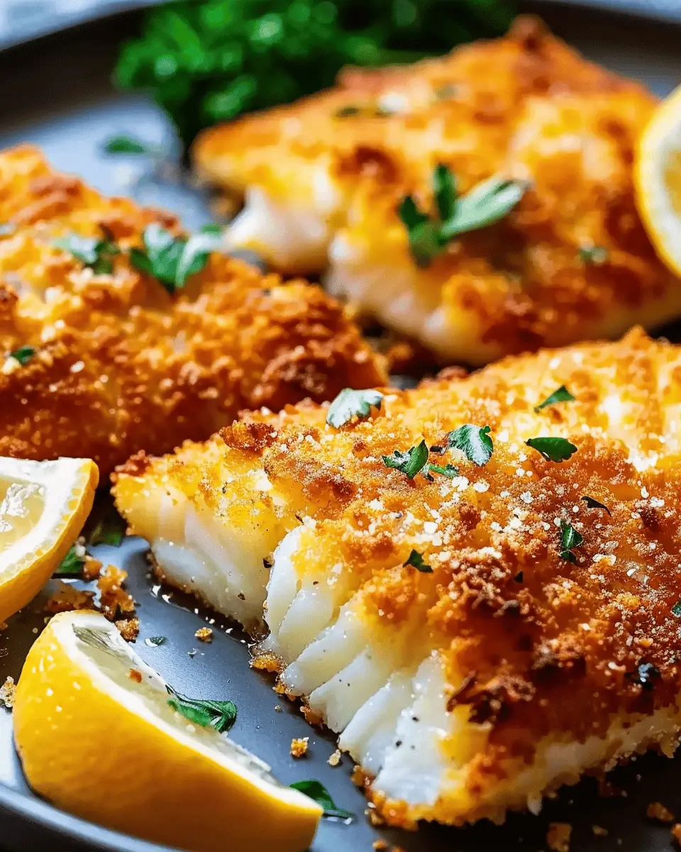 Crispy Parmesan Crusted Fish: Easy and Flavorful Family Dinner