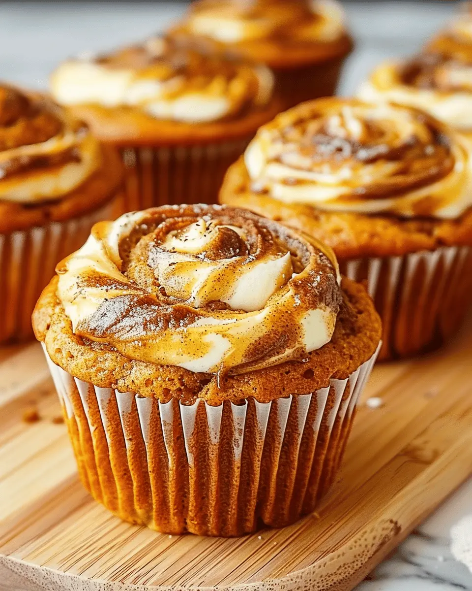 Pumpkin Swirl Muffins