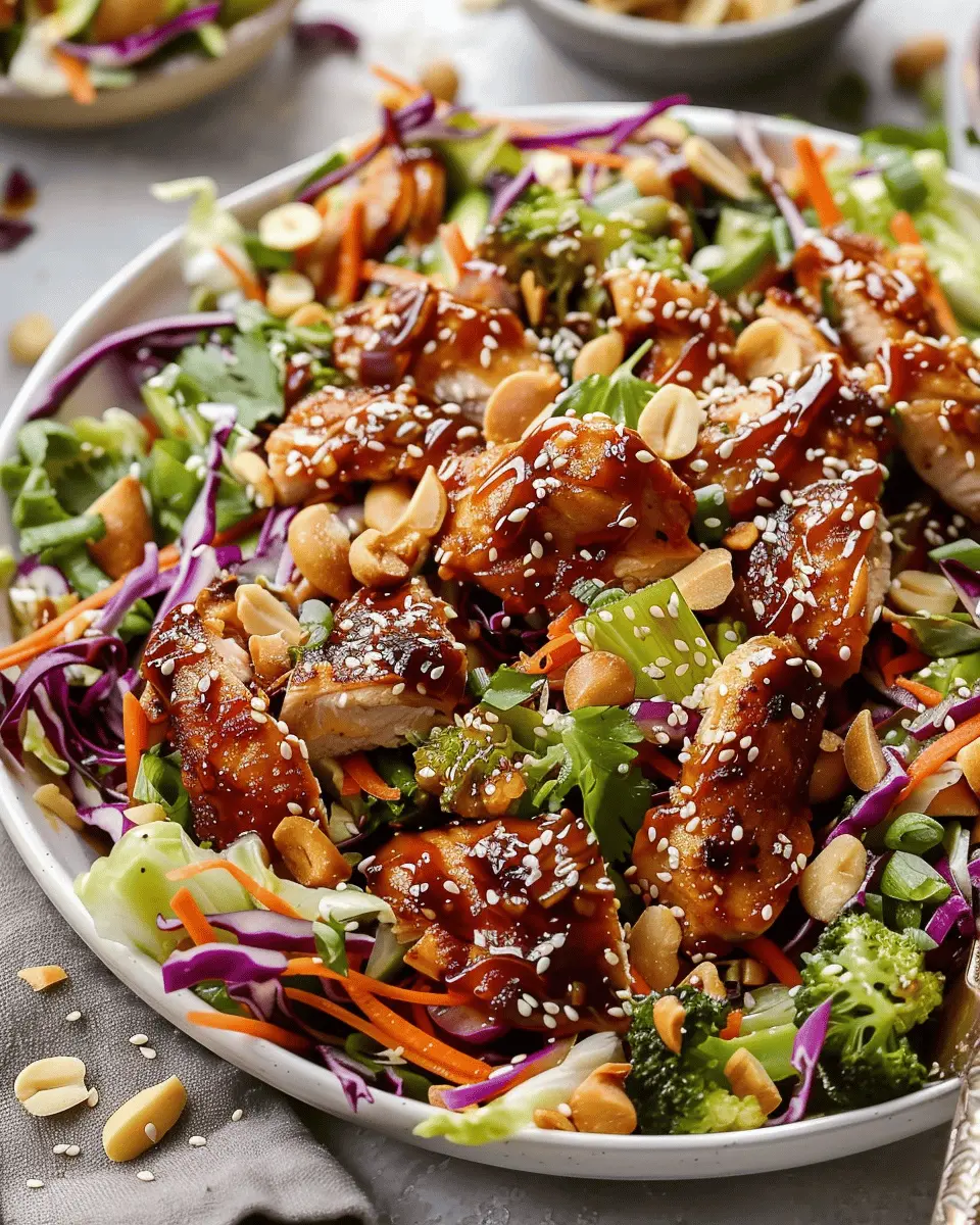 Sesame Chicken Cabbage Crunch Salad: A Fresh and Easy Delight