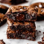 The BEST Fudgy Chewy Brookies