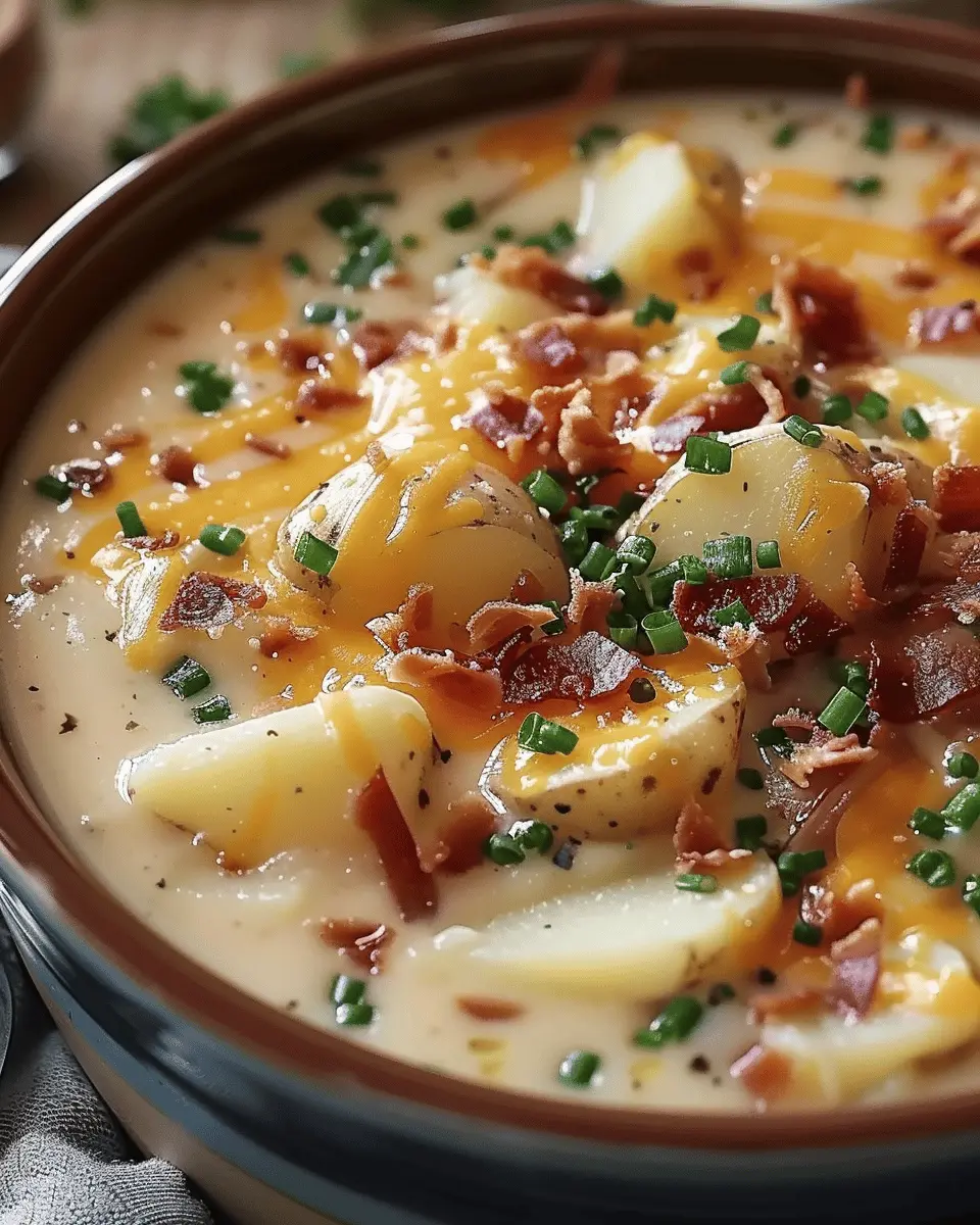 Crock Pot Crack Potato Soup: Indulgent Comfort with Turkey Bacon