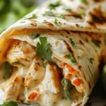 Quick Cheesy Chicken Wrap