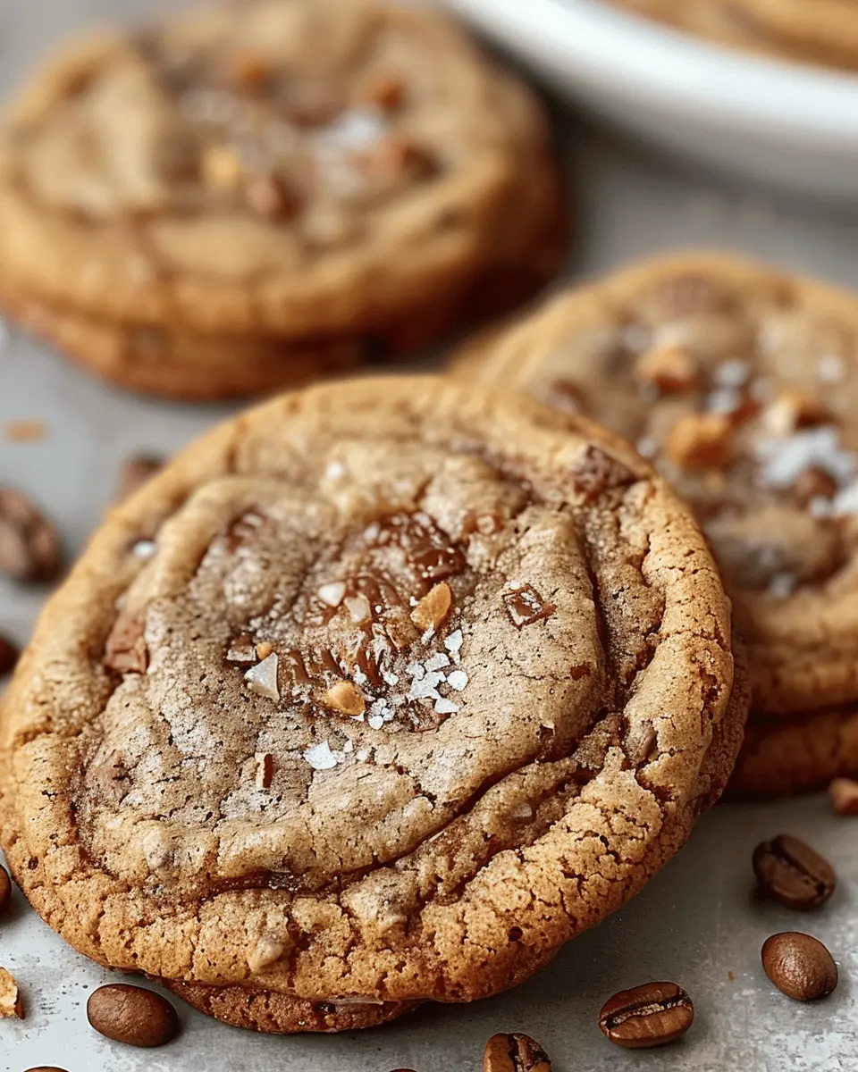 Brown Butter Coffee Toffee Cookies: The Best Homemade Treat