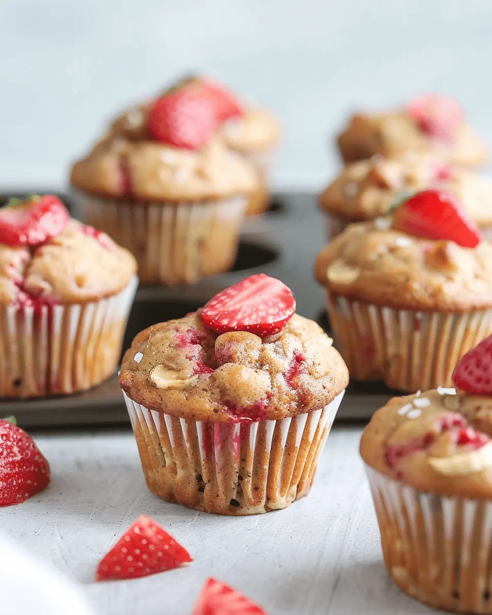 Healthy Strawberry Banana Yogurt Muffins: A Deliciously Guilt-Free Treat