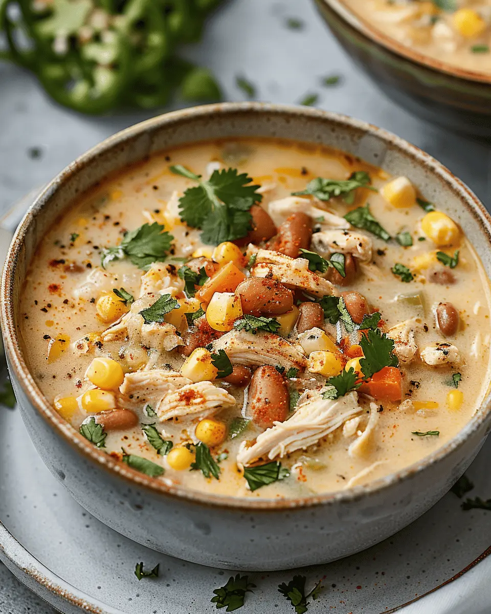 Mexican Street Corn White Chicken Chili Recipe: A Cozy Delight