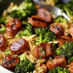 Chicken Sausage and Broccoli Orzo: A Delicious Recipe!