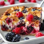 High Protein Triple Berry Bake – Healthy Breakfast Recipe