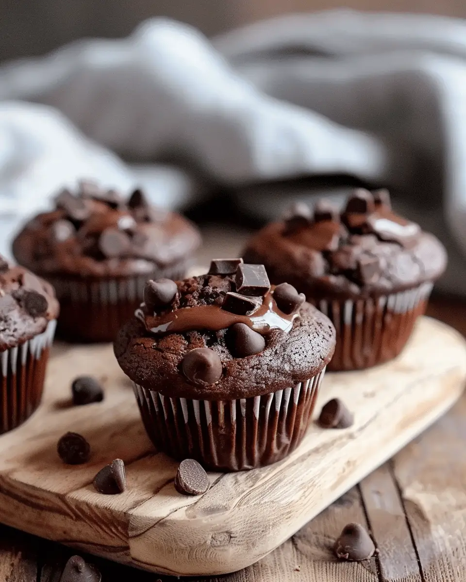 Moist chocolate muffins: Indulge in cocoa goodness with oil