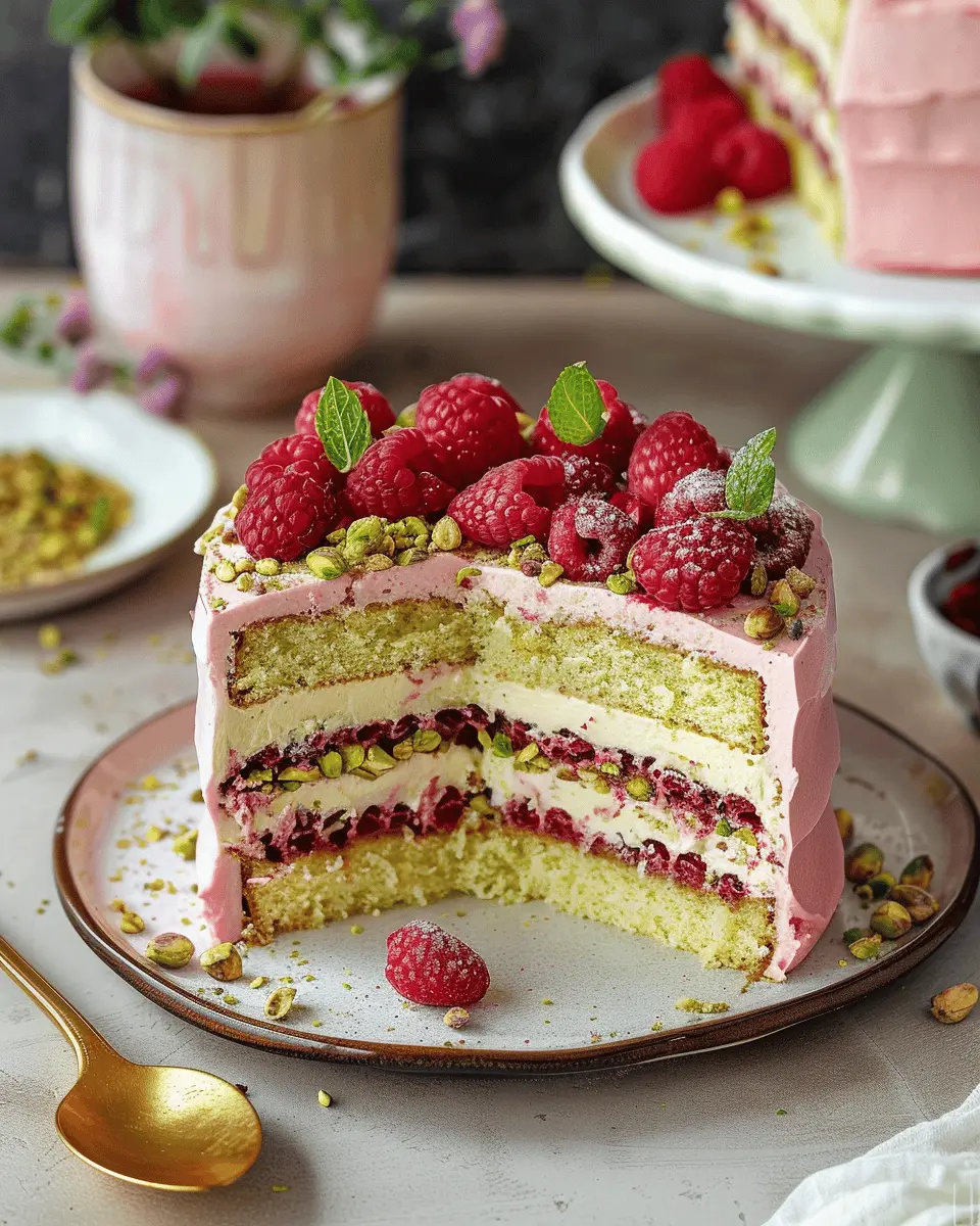 Raspberry Pistachio Cake: A Delightful Twist on a Classic Dessert