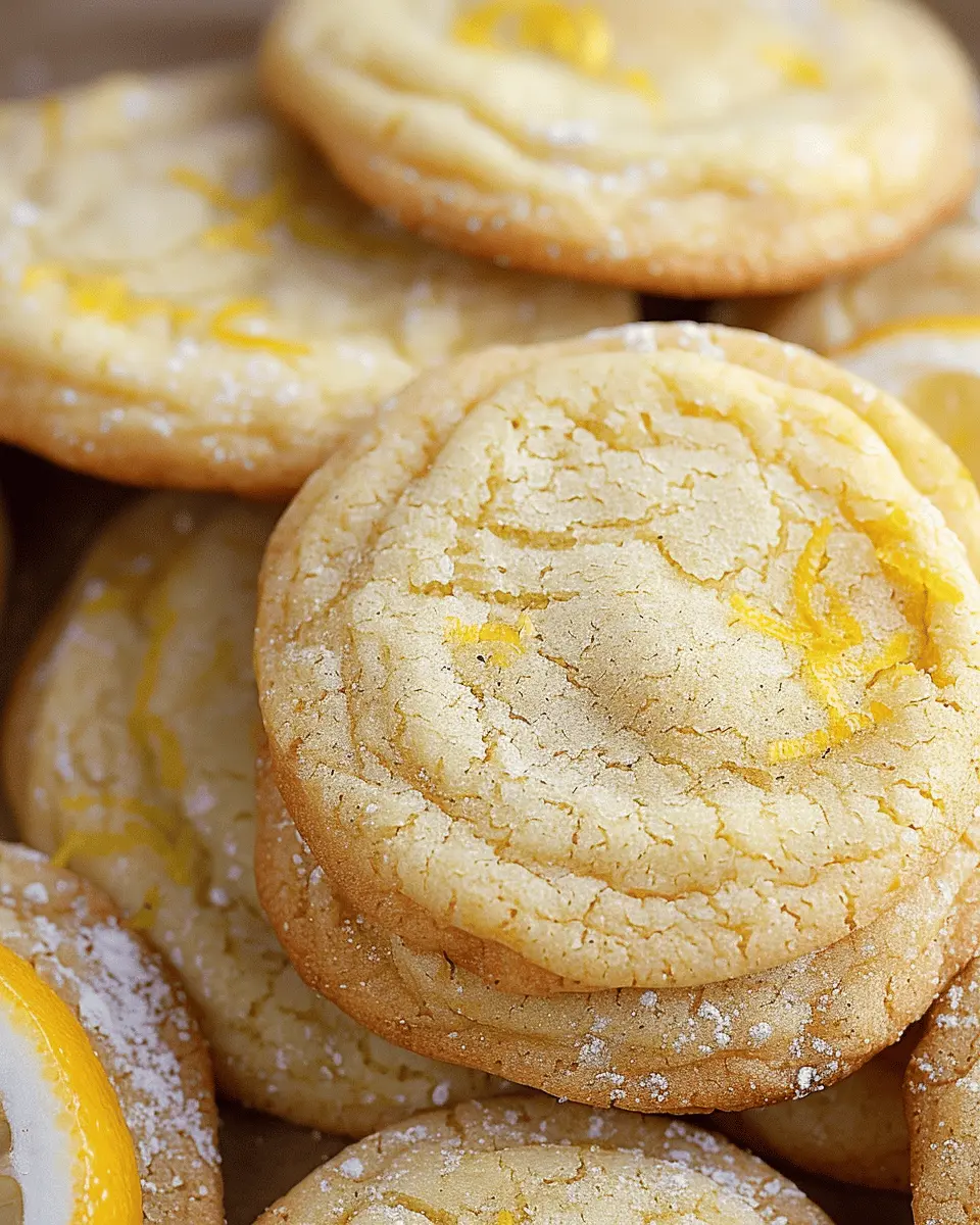 Soft and Chewy Lemon Cookies: The Best Homemade Treat You’ll Love