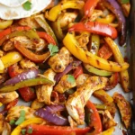 30 Minute Sheet Pan Chicken Fajitas