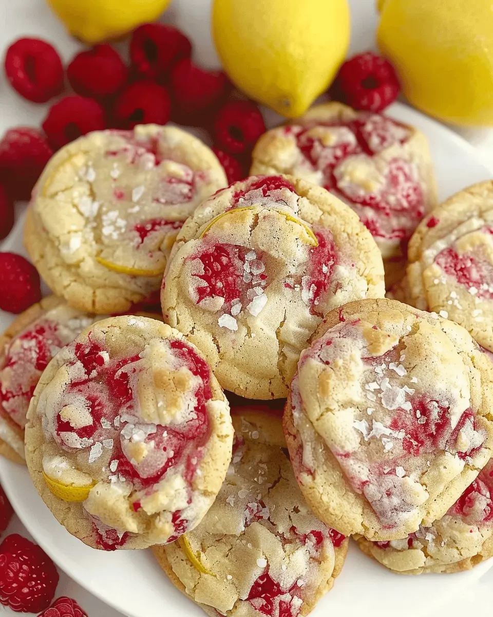 Lemon Raspberry Cookies