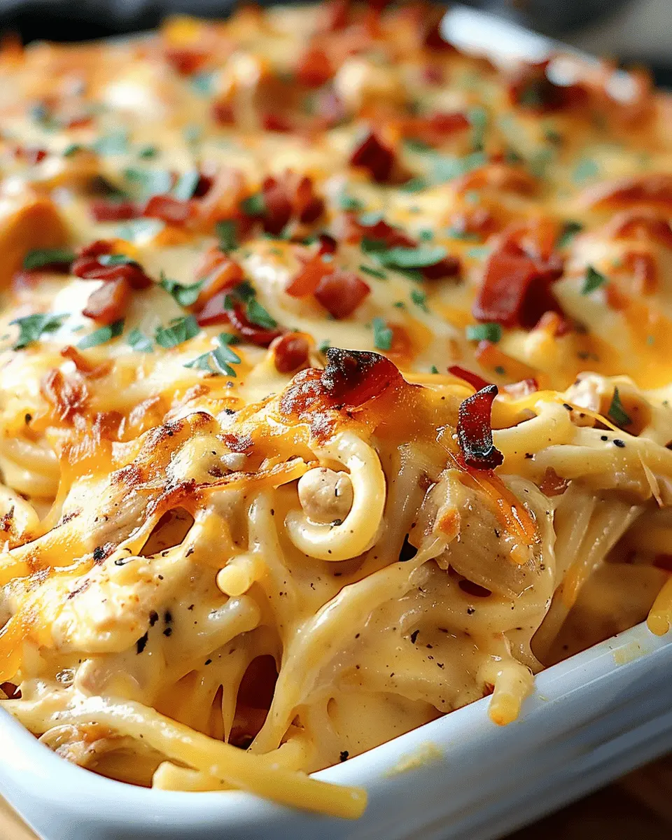 Irresistible Spicy Southern Cheesy Chicken Spaghetti Casserole Delight