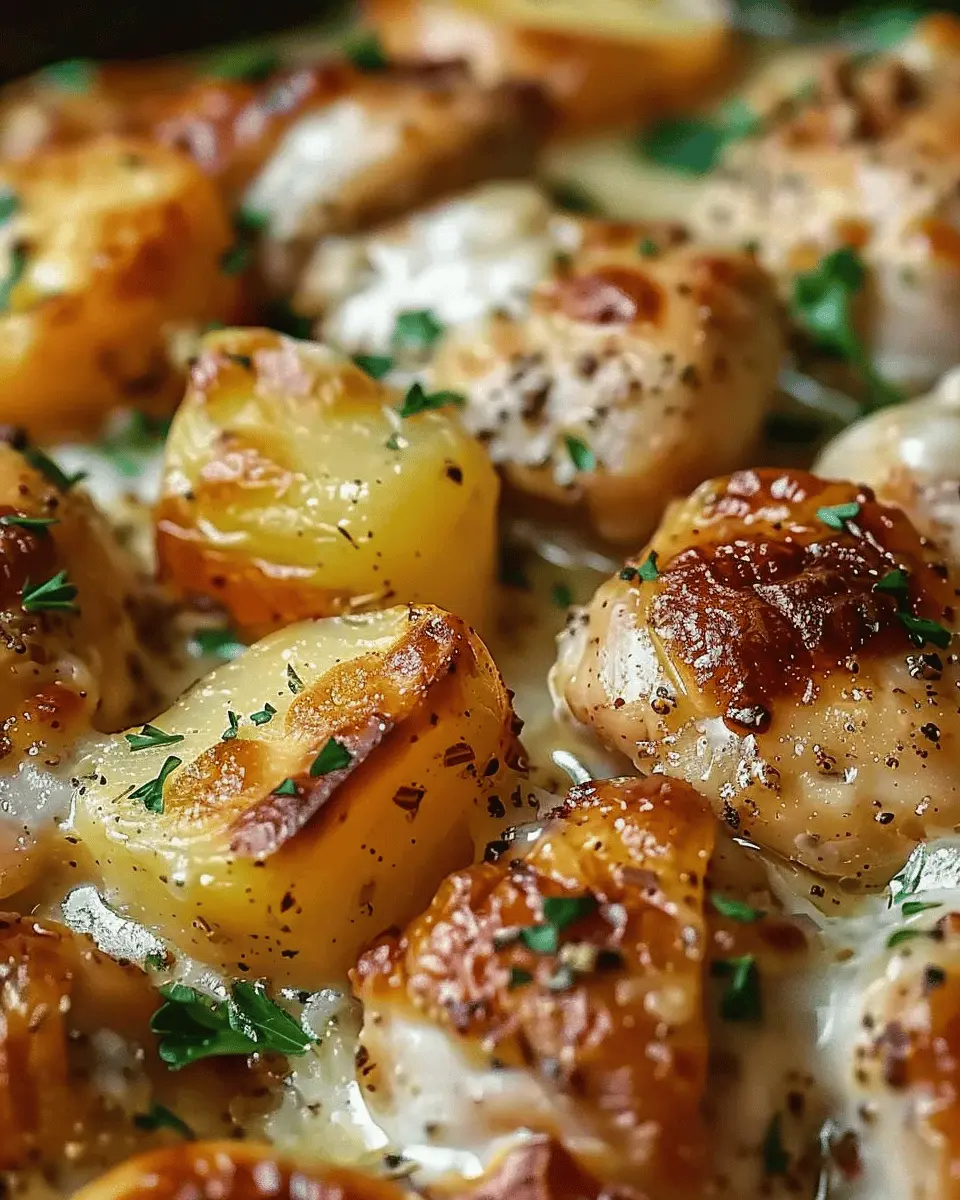 Garlic Parmesan Crockpot Chicken and Potatoes: The Best Comfort Meal
