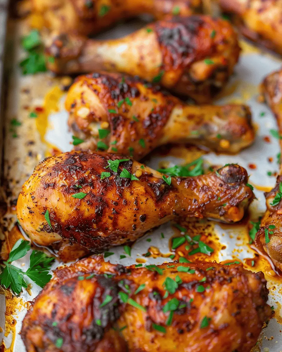 Crispy Baked Chicken Drumsticks