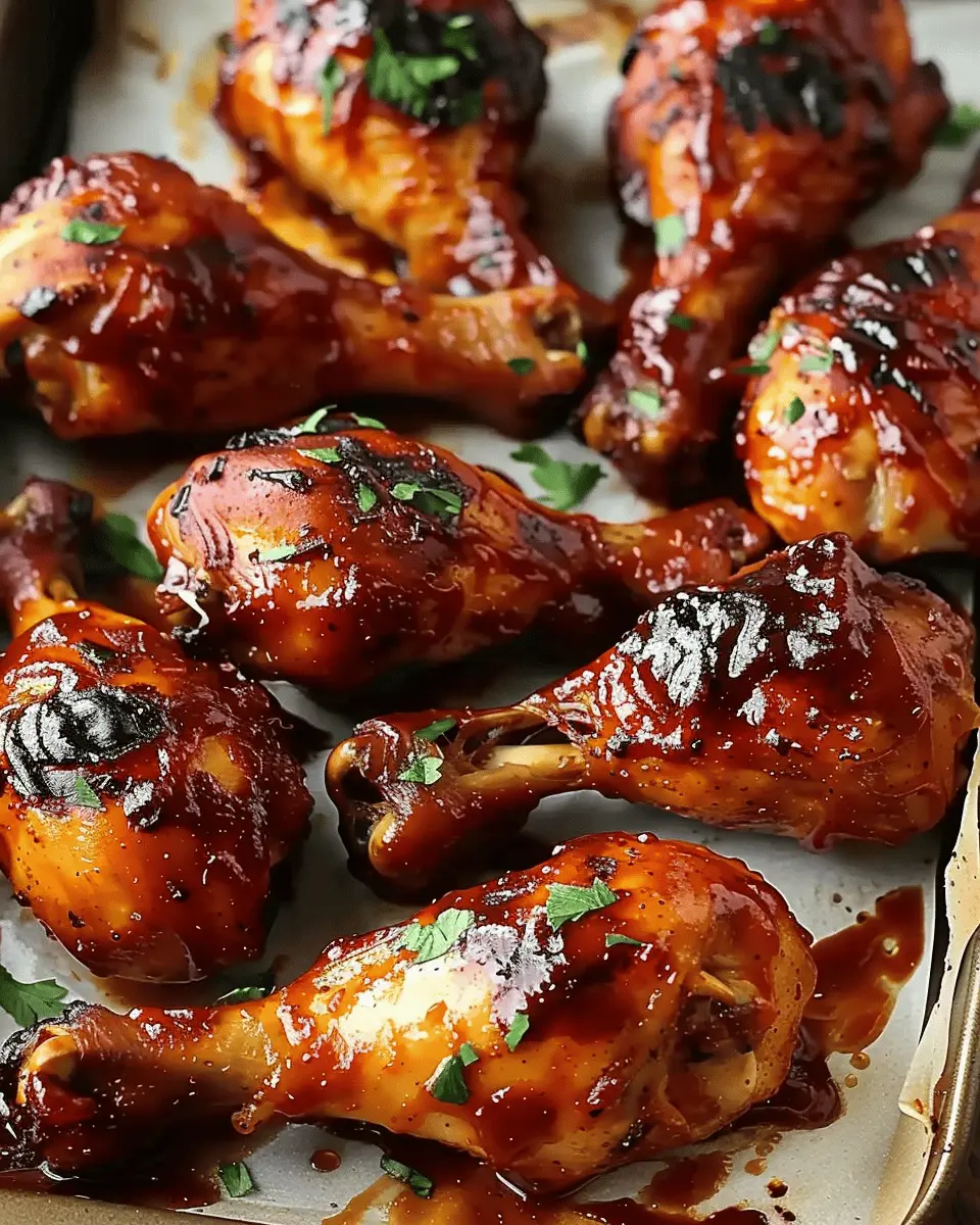 Baked BBQ Chicken Drumsticks