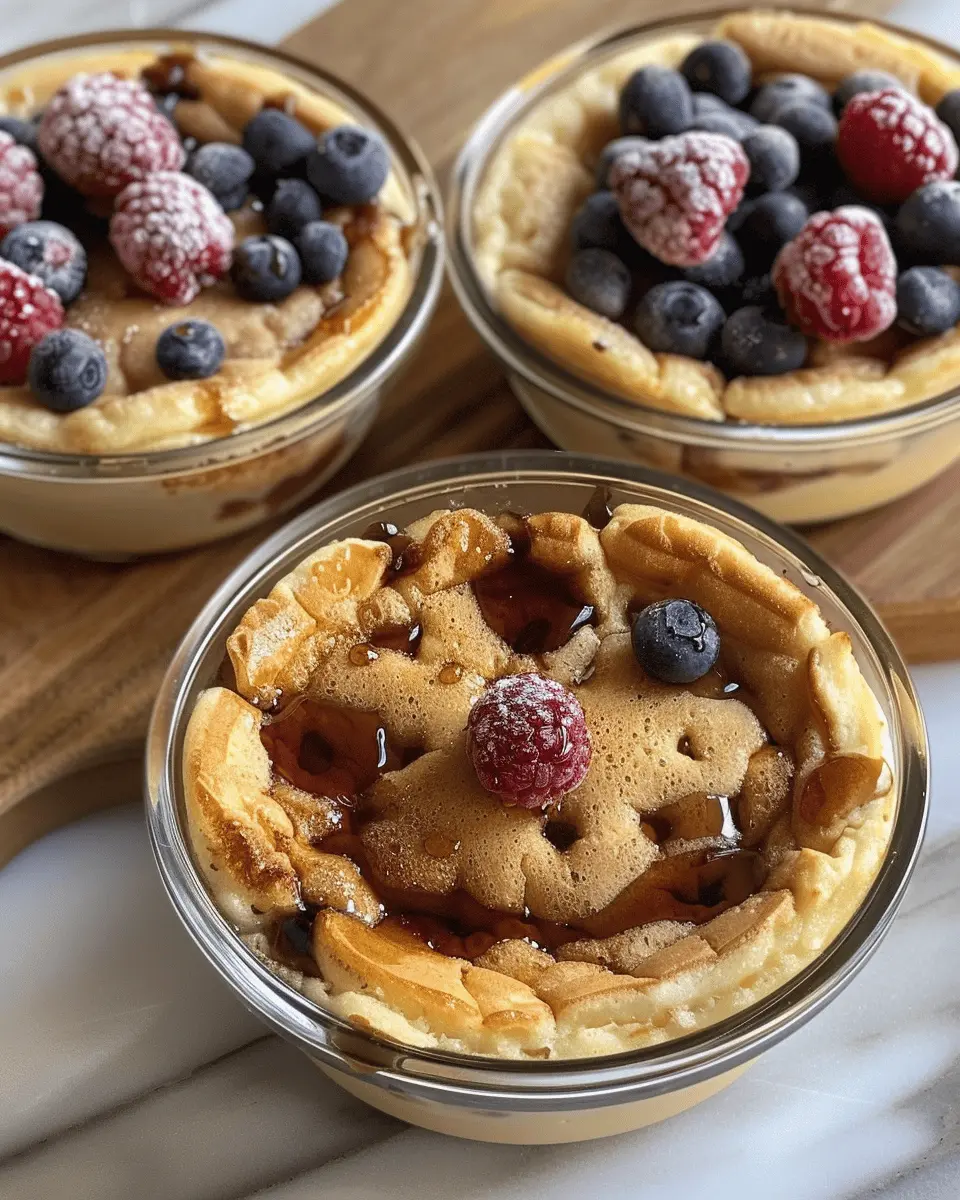 Baked Protein Pancake Bowls: Easy Meal Prep Without Banana