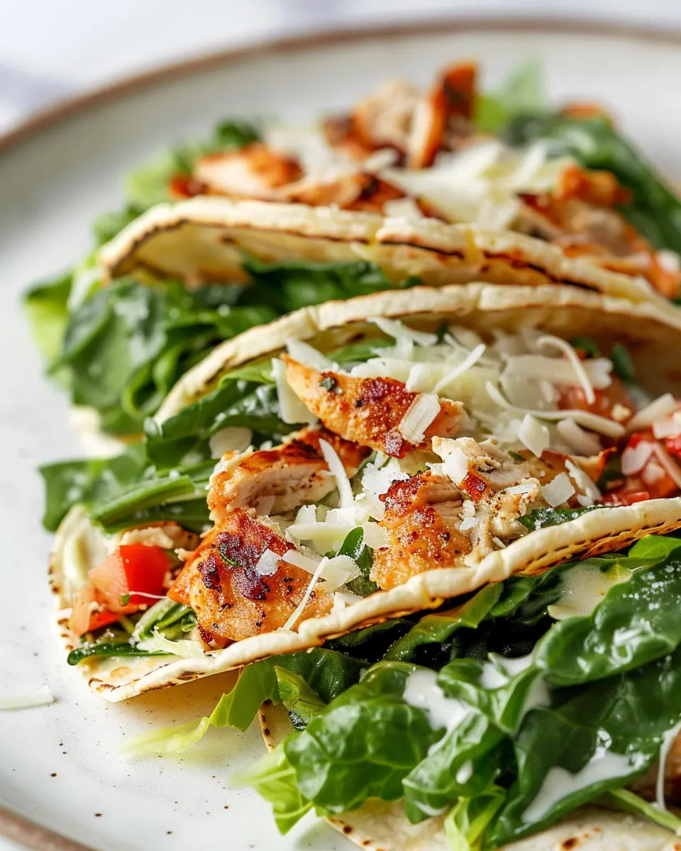 Smash Chicken Caesar Tacos: Easy, Flavor-Packed Weeknight Delight