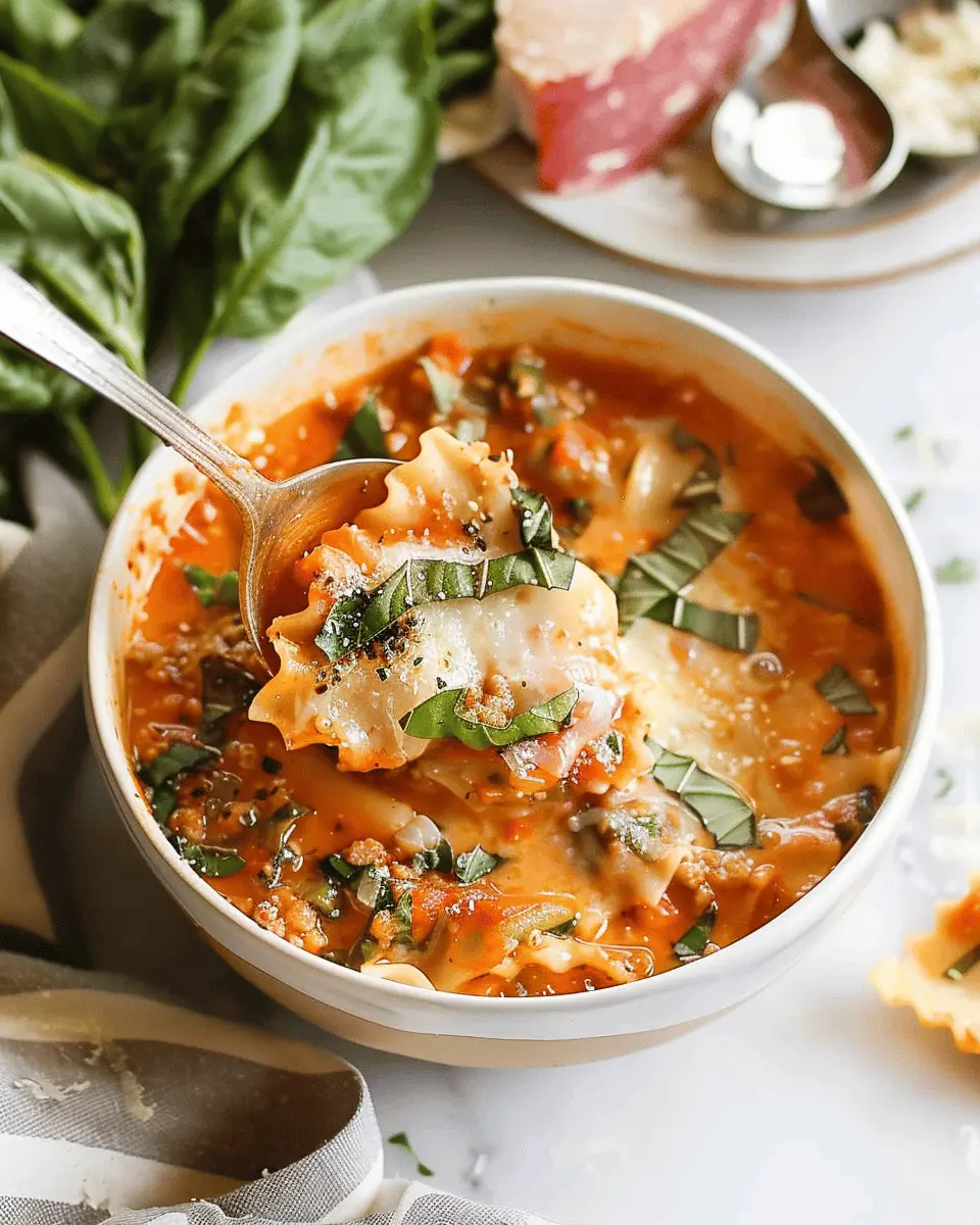 Easy Creamy Lasagna Soup: Indulgent Comfort Food Made Simple
