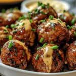Korean BBQ Meatballs