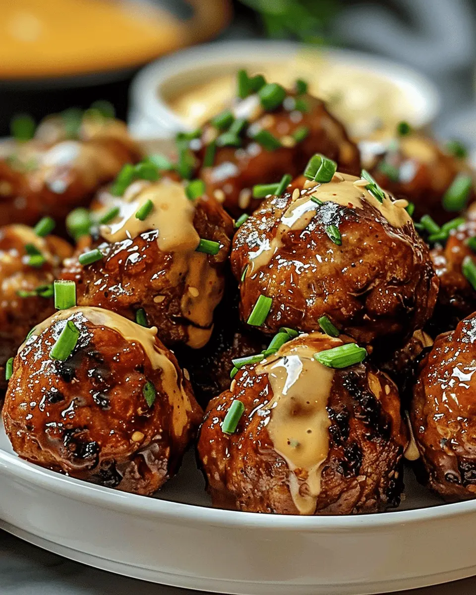 Korean BBQ Meatballs