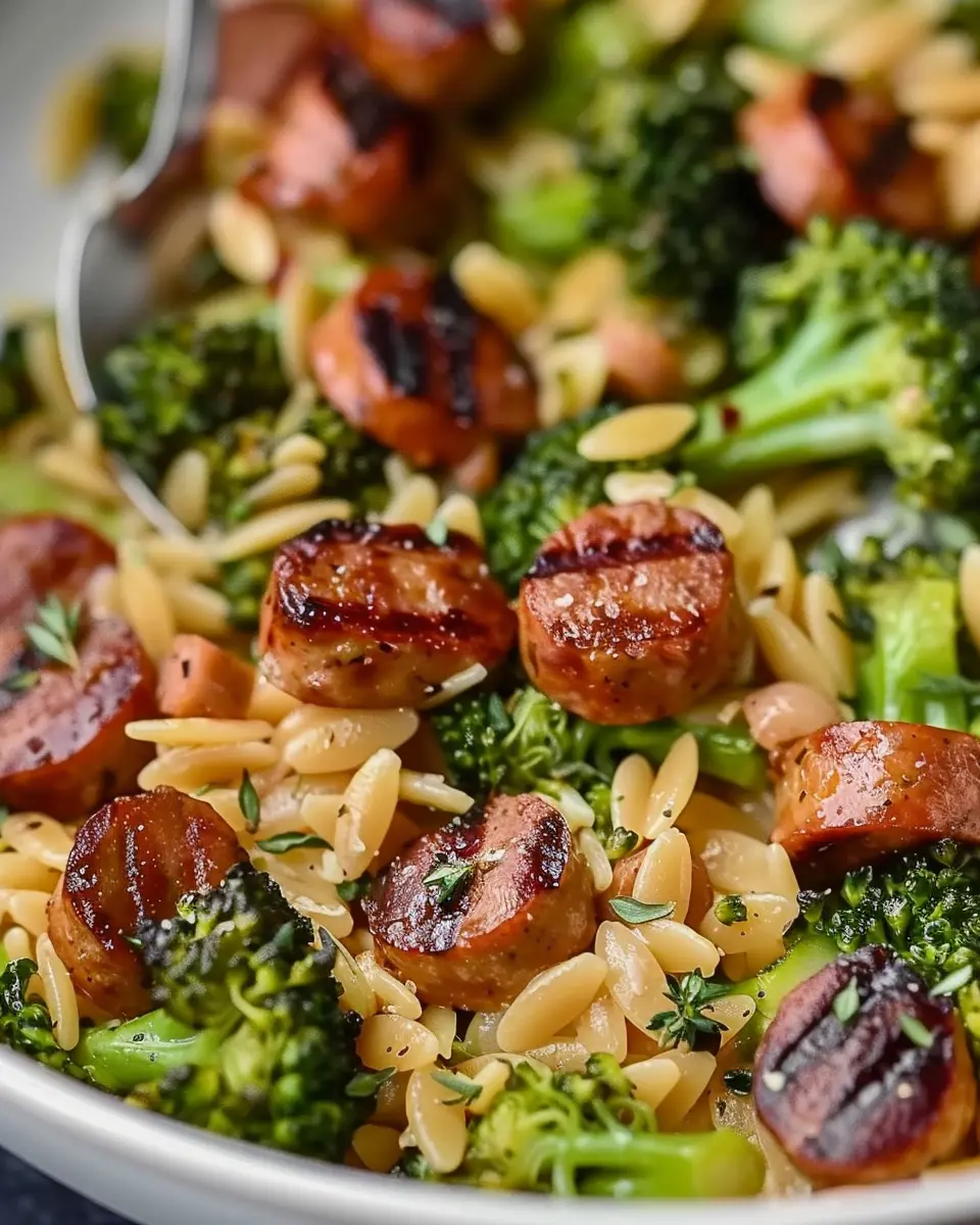 Chicken Sausage and Broccoli Orzo: A Simple and Delicious Recipe
