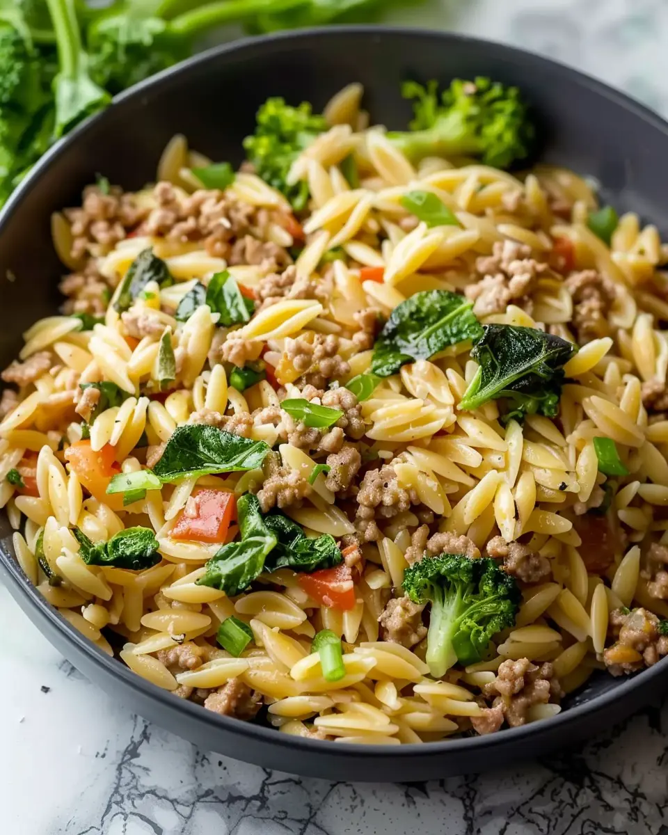 Quick Ground Turkey Orzo Recipe: A Quick and Delicious Dinner Option