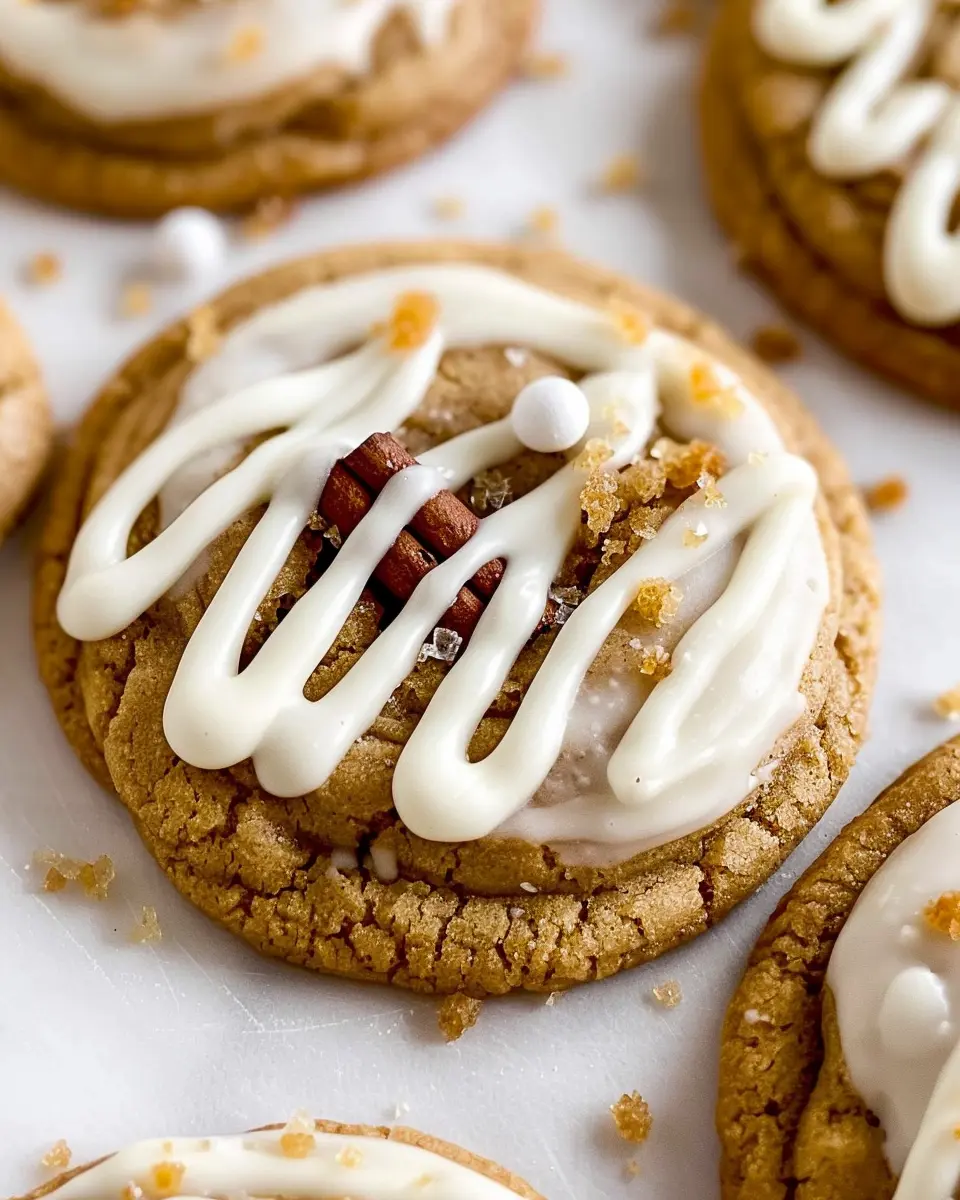 Chewy Maple Cinnamon Cookies with White Chocolate