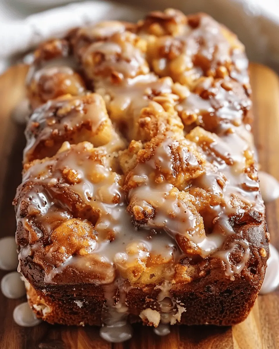 Easy Amish Apple Fritter Bread