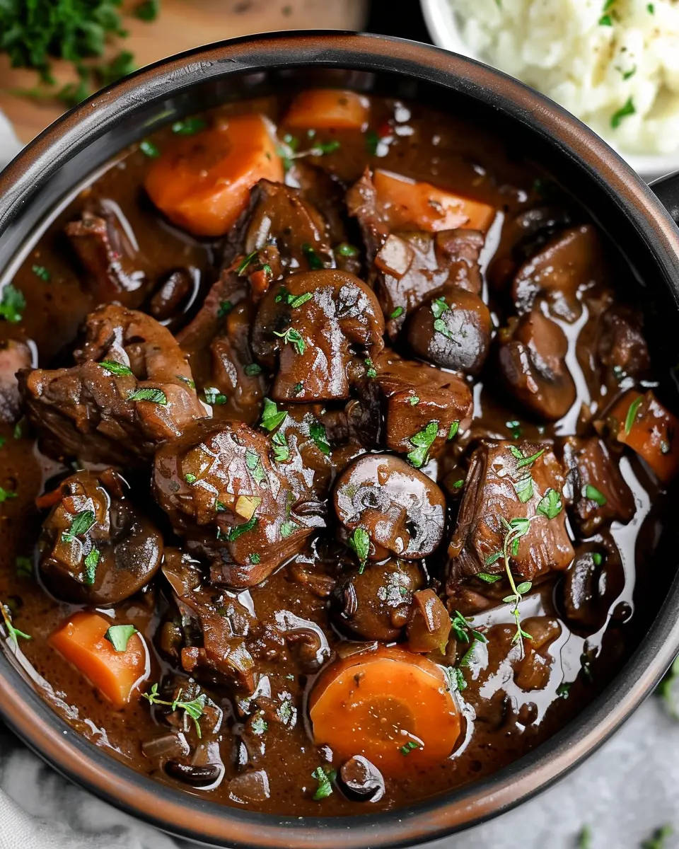 Slow Cooker Beef Bourguignon: Easy Comfort Food Delight