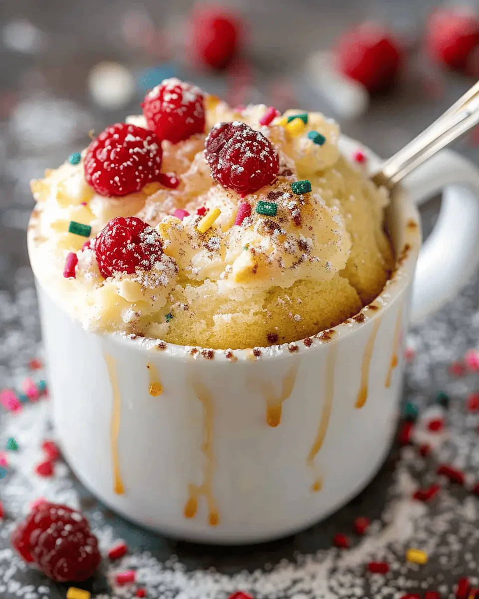 Vanilla Mug Cake: Easy Delight for Dessert Lovers at Home