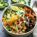 Slow Cooker Chicken Burrito Bowl