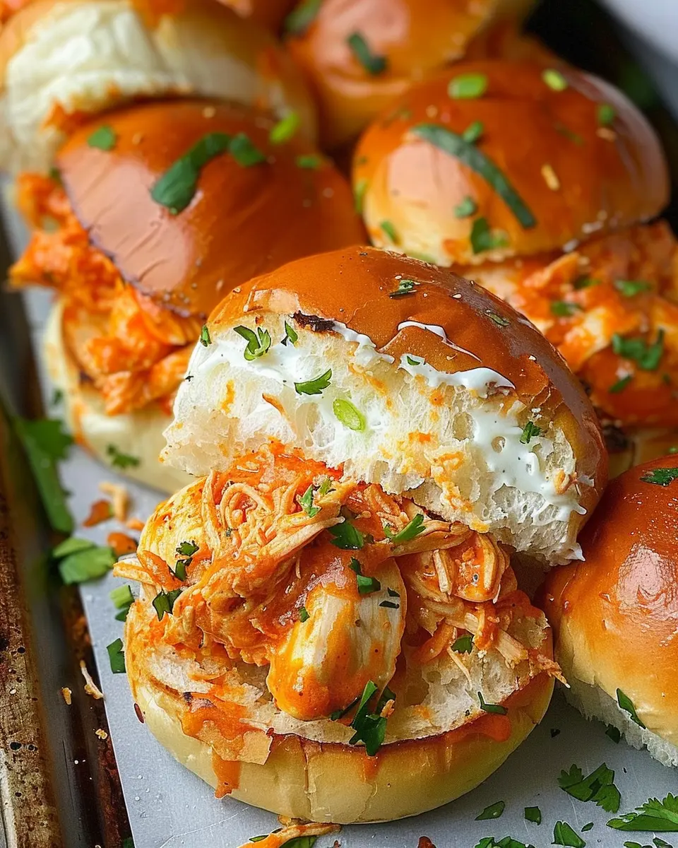 Spicy Buffalo Chicken Sliders: Easy and Flavorful Comfort Food