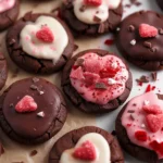 Valentine Ganache Cookies