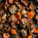 Slow Cooker Beef Bourguignon