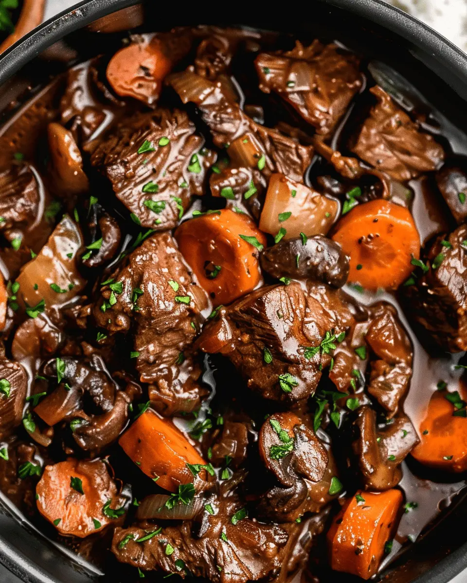 Slow Cooker Beef Bourguignon