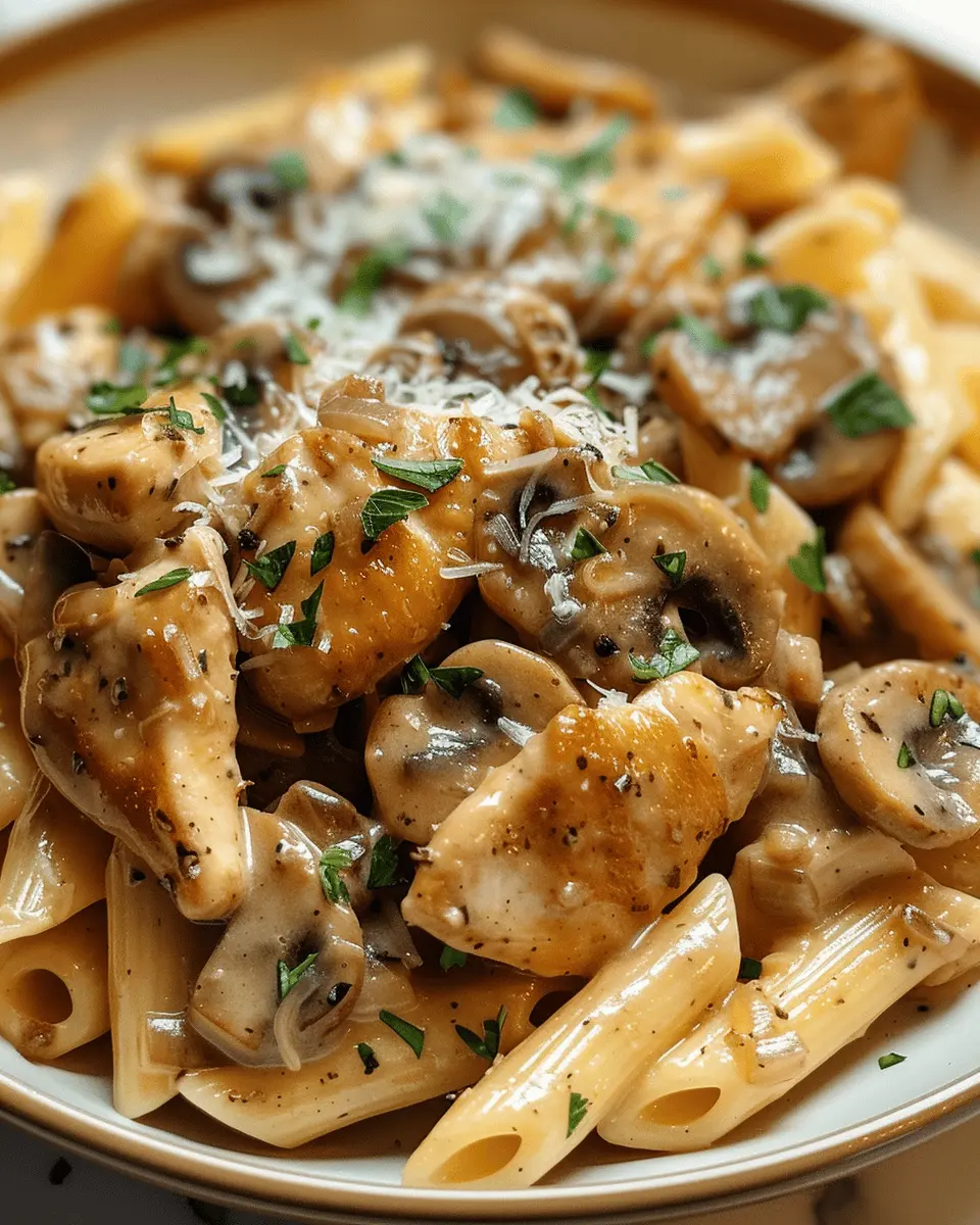 Chicken Marsala Pasta