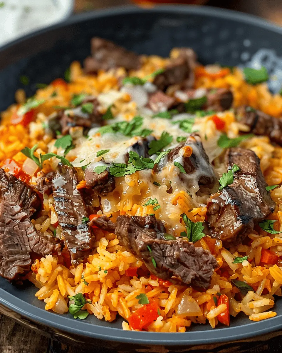 Steak Queso Rice: An Indulgent Comfort Food Delight