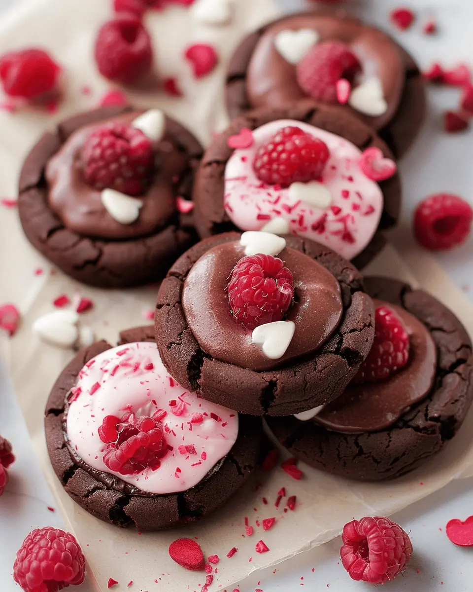 Valentine Ganache Cookies: Soft-Hearted Chocolate and Raspberry Treats for Sweet Moments