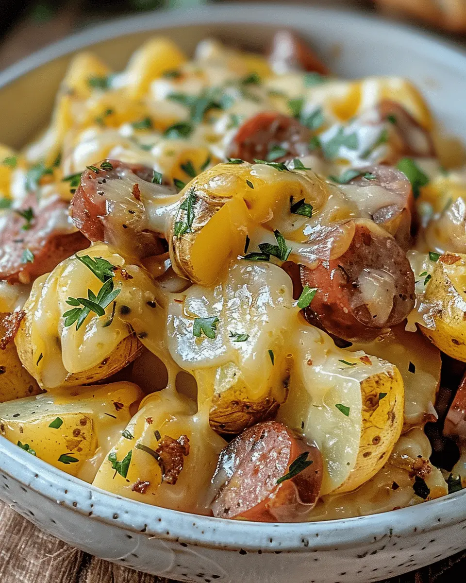 Cheesy Ranch Potatoes and Smoked Sausage: An Easy Family Delight