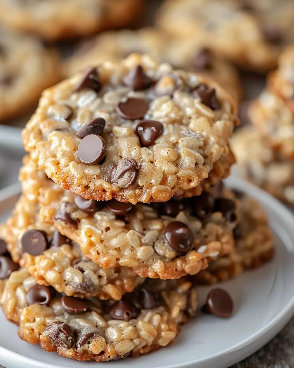 Rice Krispie Chocolate Chip Cookies