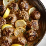 Meatballs In Lemon Sauce (Greek Keftedes)