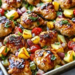 Hawaiian Chicken Sheet Pan
